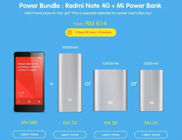 Redmi NOte Power Bundle