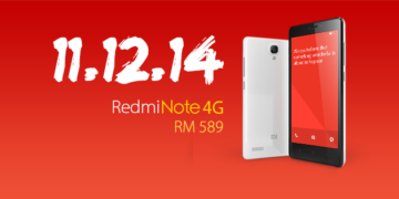 Redmi Note 4G 11 December 2014 Malaysia