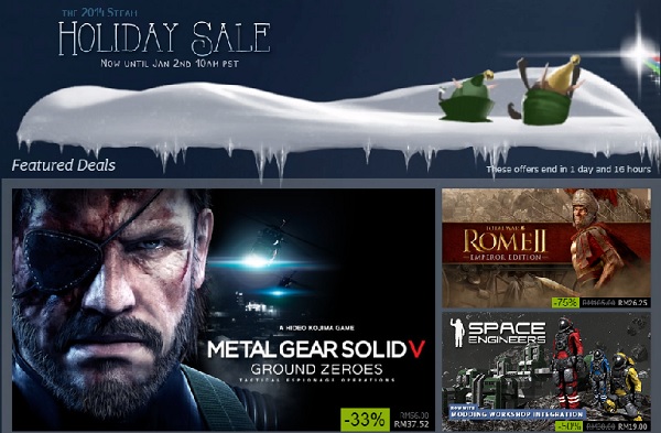 Steam Holiday 2014 Sale