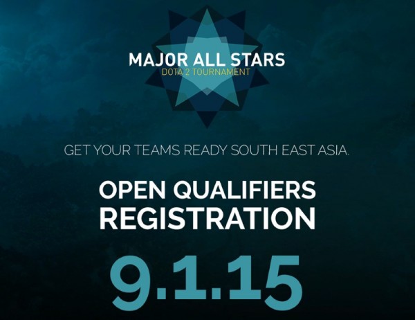 Major All Stars Dota 2 Tournament Open Online Qualifiers for South East Asia