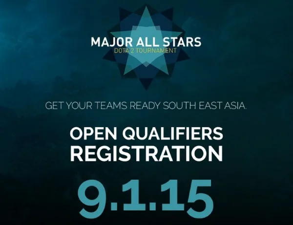 Major All Stars Dota 2 Tournament Open Online Qualifiers for South East Asia