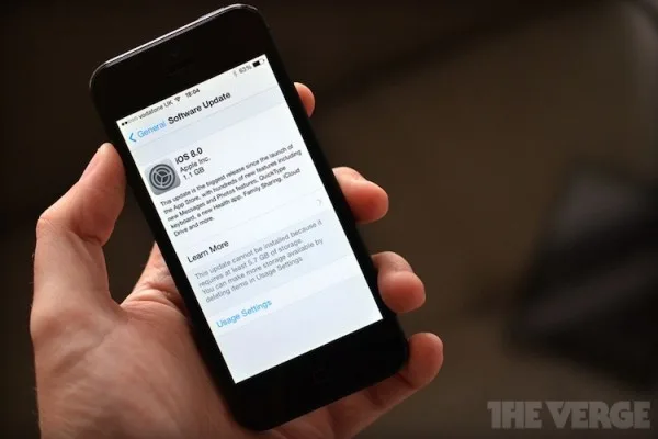 Apple iOS 8 Update