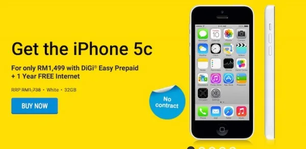 DiGi RM1499 for 32GB iPhone 5c white