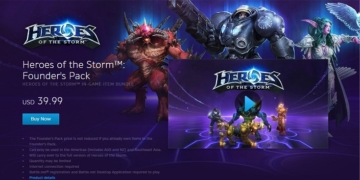 Heroes of the Storm founders pack