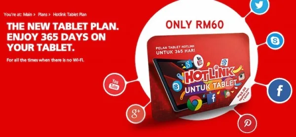 Hotlink Tablet Plan