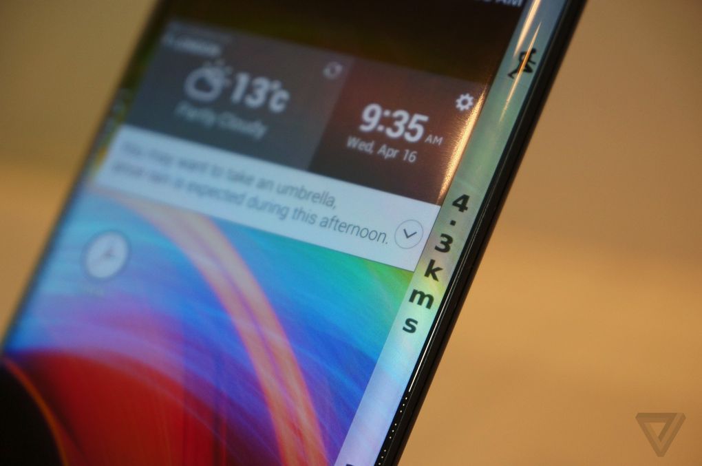 CES 2015 LG Shows Off Its Smartphone With Two Curved Edges