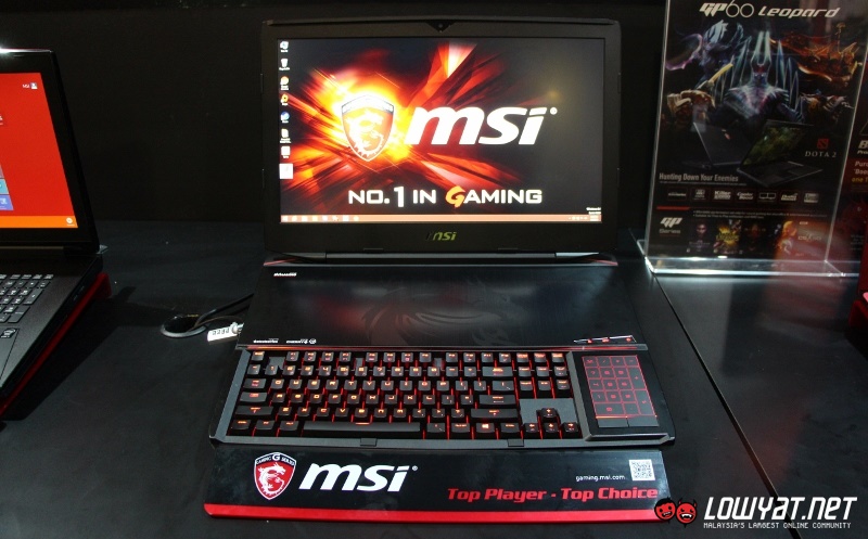 MSI GT80 Titan SLI Gaming Laptop Hands On 02