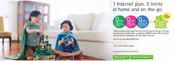 Maxis Fibre Home Promotion for MaxisONE Plan Subscribers