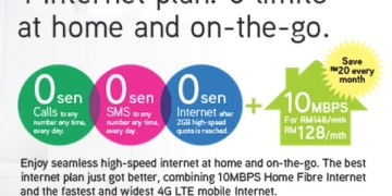 Maxis One Internet Fibre Home Promotion