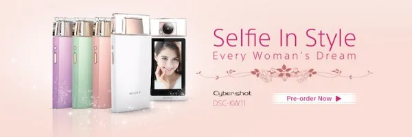 Sony KW11 Perfume Bottle Selfie Camera