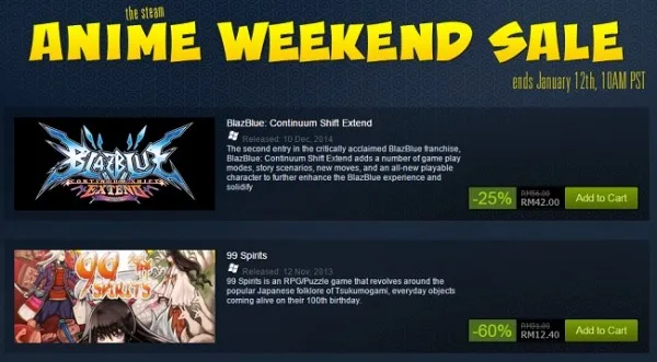 Steam Anime Sale