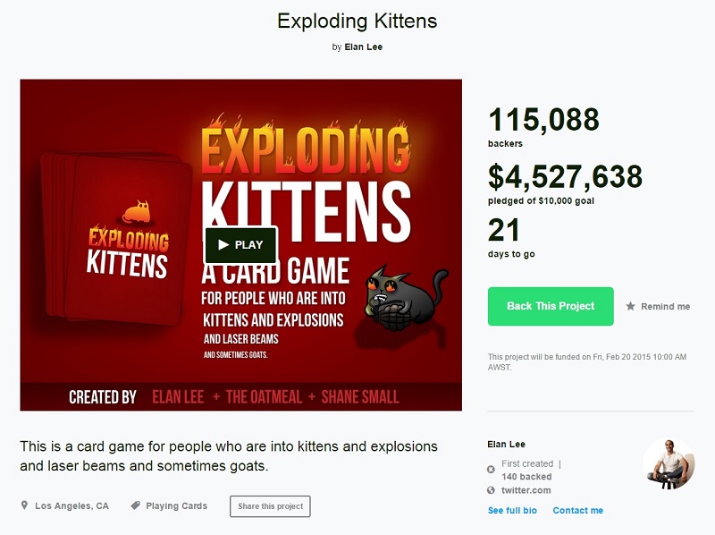 exploding kittens 4 million 1