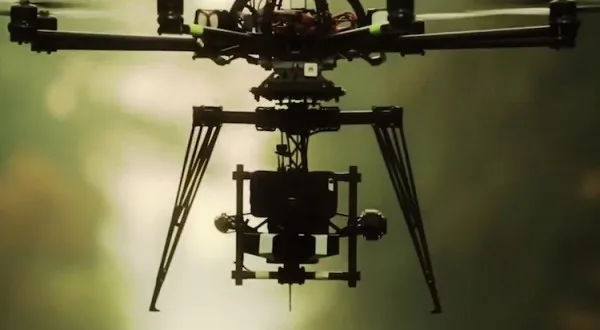 iPhone 6 Plus Strapped on Drone