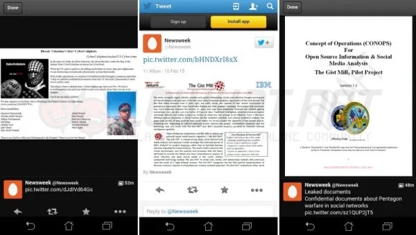 CyberCaliphate Hacked Newsweek's Twitter Account