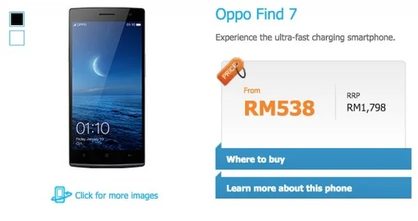 Celcom Oppo Find 7