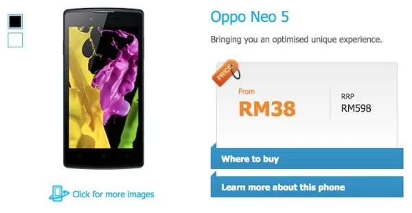 Celcom Oppo Neo 5