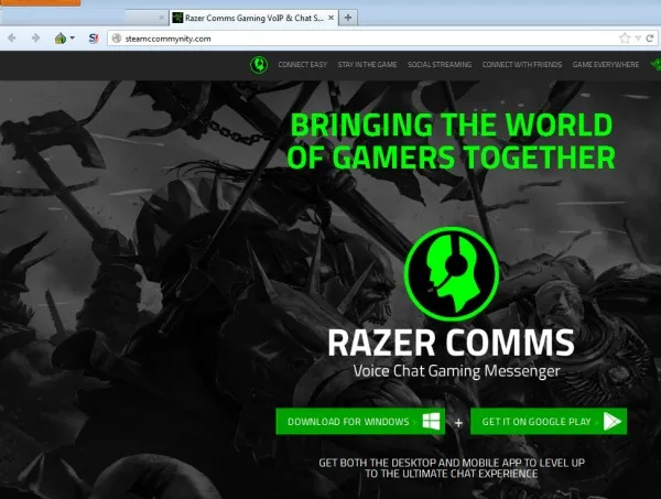 Fake Razer Comms