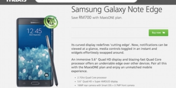 Maxis Samsung Galaxy Note Edge