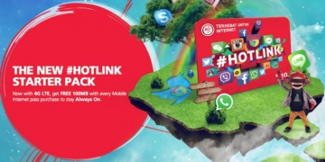 New Hotlink with Free 100MB Data