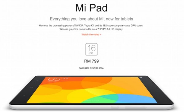 Xiaomi Mi Pad RM799