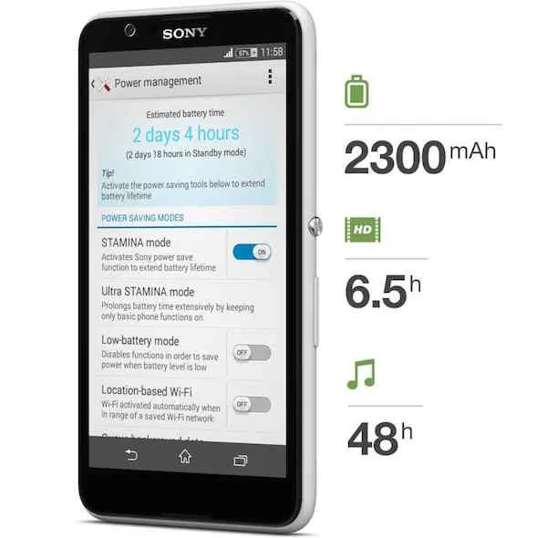 Xperia E4 Battery