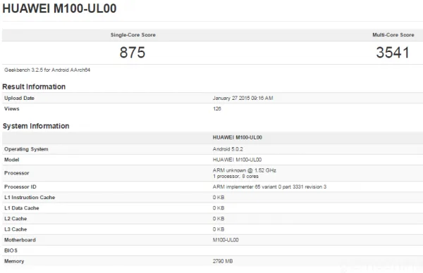 huawei-device-on-geekbench