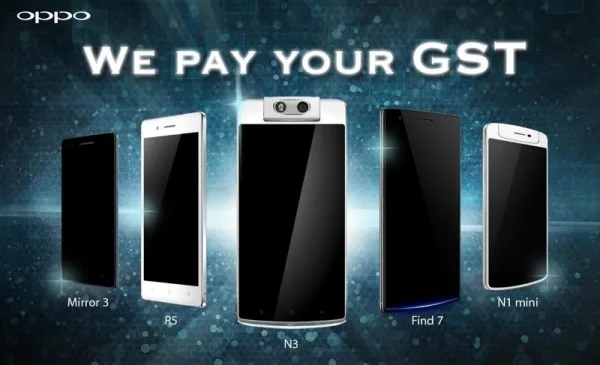 OPPO Malaysia Absorbs GST