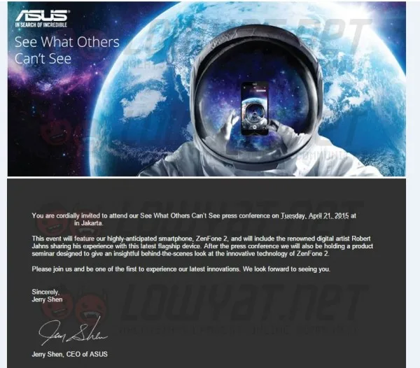 ASUS Zenfone 2 SEA Launch 2015