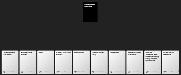 Cards Against Humanity