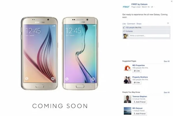 Celcom Samsung Galaxy S6 S6 edge teaser