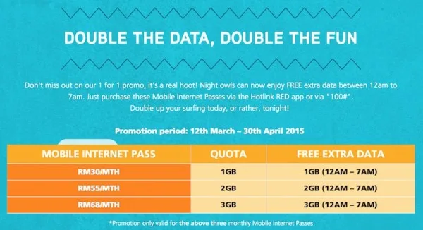 HOtlink double data double fun