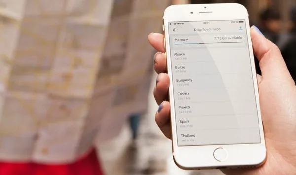 Here for iOS 2 Save Maps for Different Countries