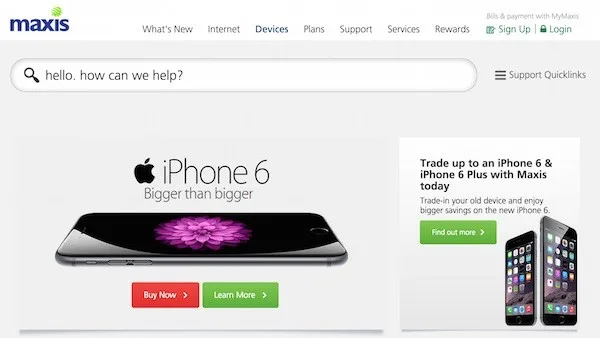 Maxis iPhone 6