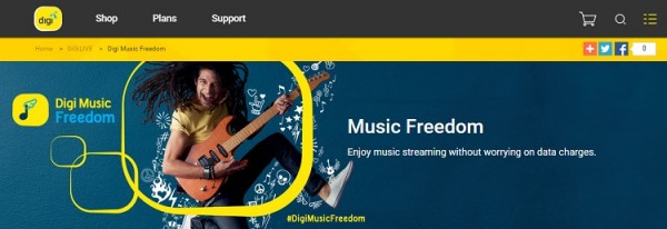 Music Freedom header