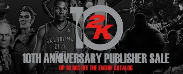 Steam 2K 10 anniversay sale