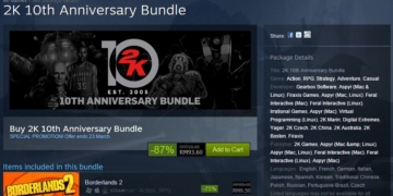 Steam 2k 10th anniversary bundle