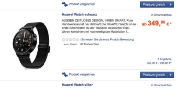 huawei watch retail price euro 1