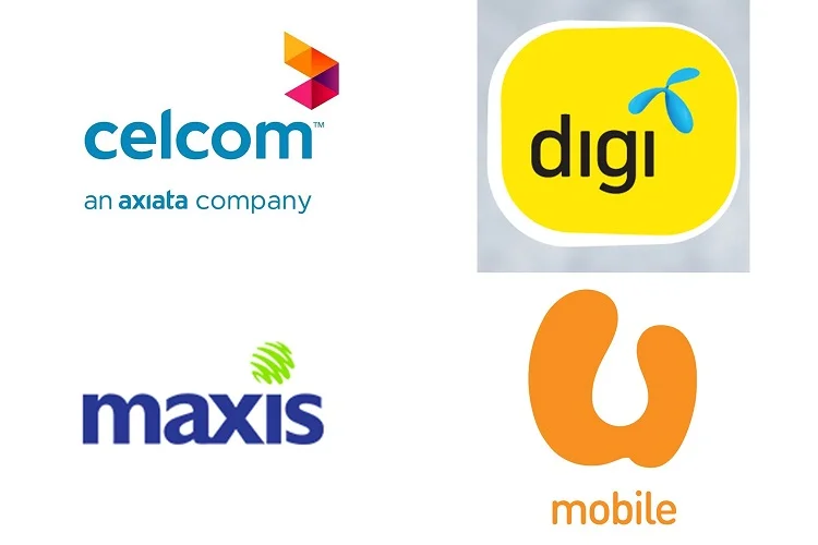 malaysia telco logo digi maxis u mobile celcom