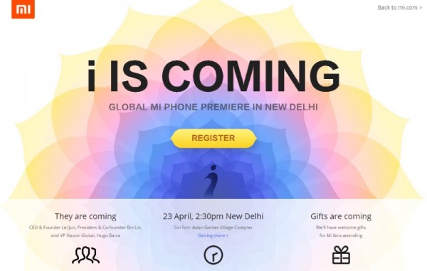 Global Mi Phone Launch @ New Delhi
