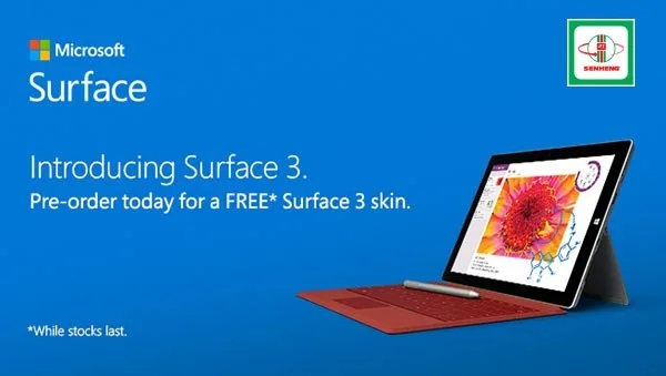 Surface 3 Pre-Order at Senheng