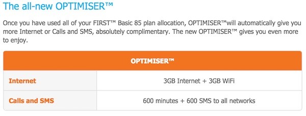 Celcom First Basic All New Optimiser