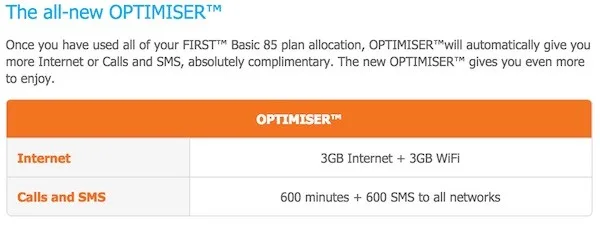 Celcom First Basic All New Optimiser