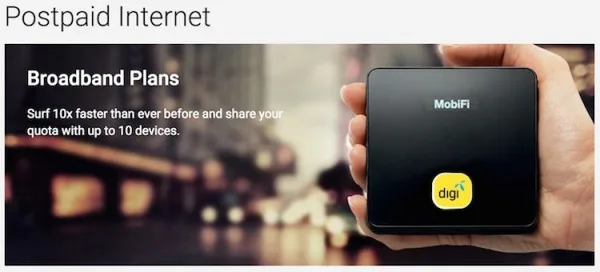 Digi Postpaid Broadband Plans Broadband 85 and Broadband 105