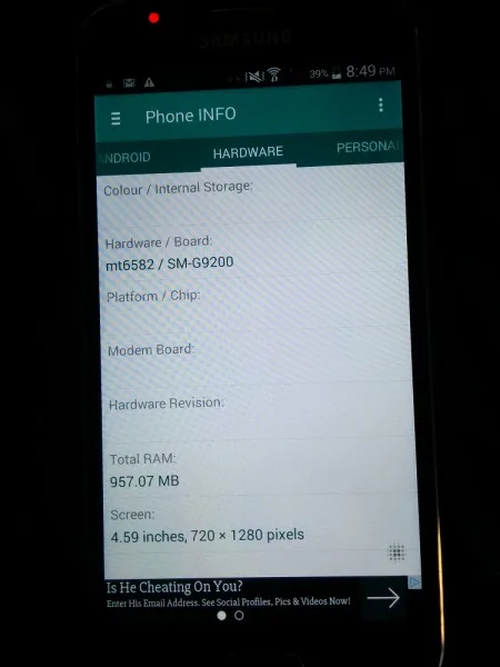 Fake Galaxy S6 Specs