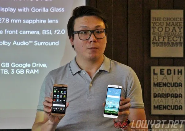 HTC One M9 Wayne Tang