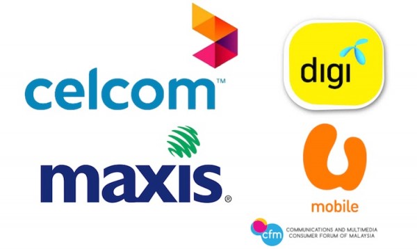 Malaysia Postpaid Telco Logos