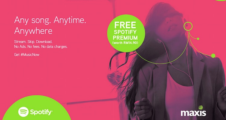 Maxis Free Spotify Premium