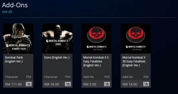 Mortal Kombat X Easy Fatality DLC