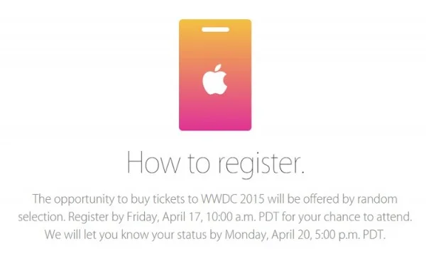 WWDC15 Registration