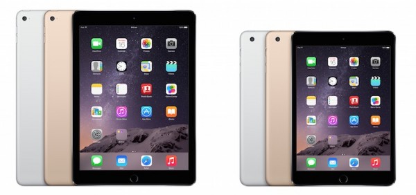 iPad air and iPad mini